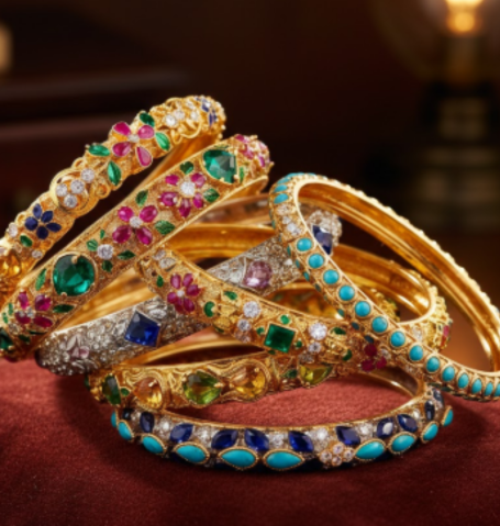gold bangles for women
